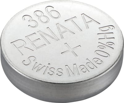 RENATA 386 - SR43W - Zilveroxide Knoopcel - horlogebatterij - 1.55V -1 (EEN) stuks