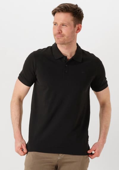MATINIQUE Mapoleo Melange Polo's & T-shirts Heren - Polo shirt - Zwart - Maat M