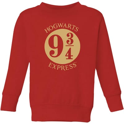 Harry Potter Platform Kids' Sweatshirt - Red - 98/104 (3-4 jaar)