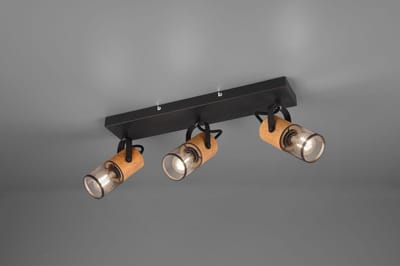 Trio Leuchten manon - Plafond spot - 3 lichts - L 44 cm - Zwart
