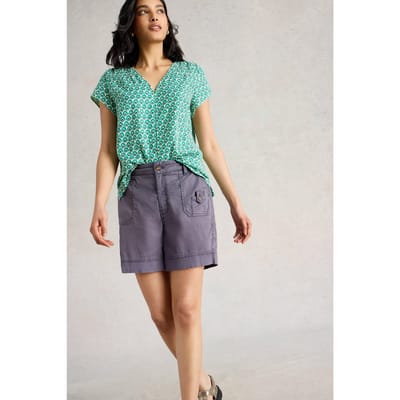 White Stuff Mollie Combat Short Mid Purple Taglia: 20 | Pantaloncini Outlet | Donna | Viola