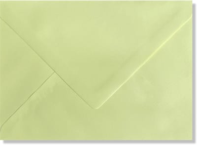 Cards & Crafts 100 Luxe C6 enveloppen - Licht Groen - 16,2x11,4 cm - 110 grams - 162x114mm