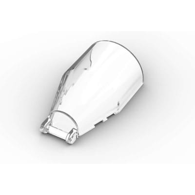 MOC 1 PCS 92279 4X6X2 Pare-brise Briques de construction Circulaire Avec poignée Fenêtre d'avion Briques Particule DO-IT-