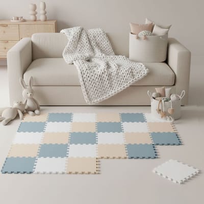 Van dag Één: 27-delige Baby Puzzel Speelmat - 30x30 EVA Schuim Kruipmat Vloermat Speeltapijt Kind