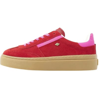 British Knights - Re-Issue Dames Sneakers Laag - Maat 37 - Rood - Suede - Vrouwen Schoenen