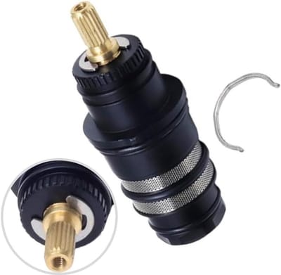 Thermostatische Cartridge - Temperatuurregelaar Kraan - Douche Comfort - Constante Watertemperatuur - 3.5x1.25 Inch - Messing