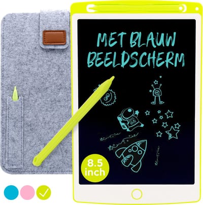 Tekentablet "Groen" 10 inch - Cadeautjes Kinderen - Speelgoed 6 jaar - Kadootjes - Cadeautjes - Speelgoed Voor Onderweg – Leren Tekenen - Notitie Tablet - Digitaal Kladblok - Kinderspeelgoed 3 jaar - Sensorisch Speelgoed - Autospeelgoed Onderweg