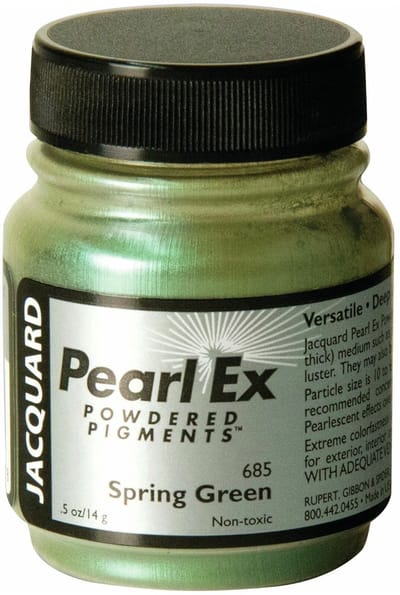 Jacquard pigment speelgoed Pearl Ex 14 gr Lentegroen creatief.