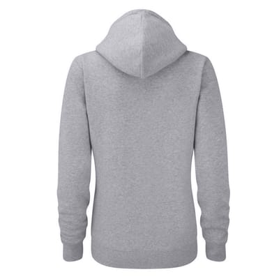 Russell Dames/Dames Authentic Hoodie (Licht Oxford Grijs)