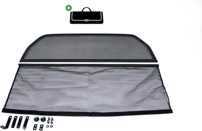Windscherm Toyota Celica T18 | 1989-1994 | incl. luxe opbergtas | Zwart