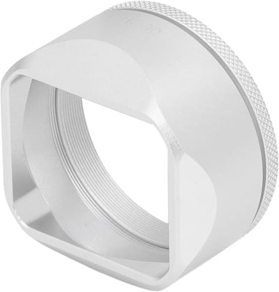 Vierkante Lenskap voor Camera, Matte Afwerking, Aluminium Legering, Blokkeert Overmatig Zonlicht, Voorkomt Schade, Vermijdt Lichtverspreiding en Reflecties, Ideaal voor Fotografie en Videografie