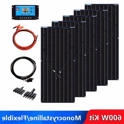 Zonnepaneel - Zonnepanelen - Monokristallijn - Voor Caravan - Camper - Boot of Thuisgebruik - 120W - Flexibel - 1 Stuk