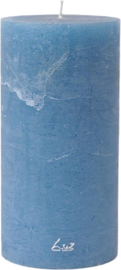 Rasteli Luz Your Senses Kaars-Stompkaars Blauw D 10cm H 20cm