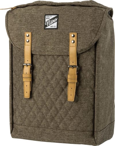 NITRO Vrije tijd rugzak Rugzak met laptopvak Urban Collection Venice Backpack 28L Burnt Olive Grijs