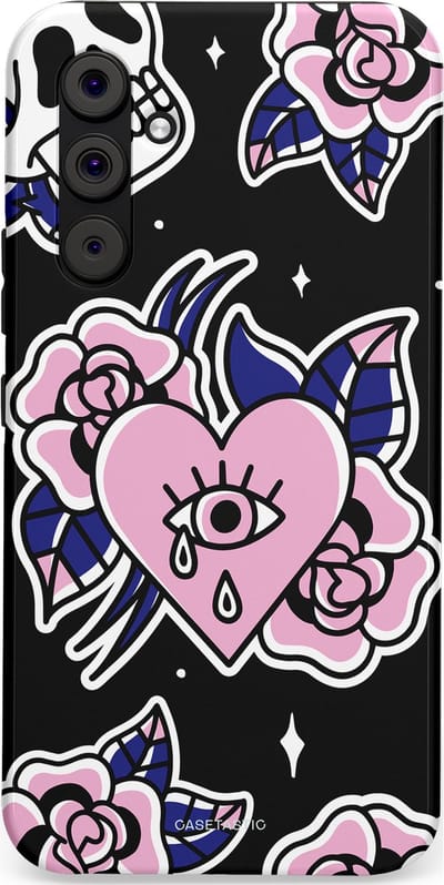 Casetastic Hoesje Geschikt voor Samsung A54 (5G) - Stijlvolle Beschermende Duo-layer Case - Eindeloze passie