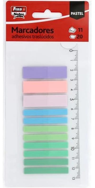 Pastelkleurige Markeringen met Liniaal - 220 Stuks - Herbruikbaar en Waterdicht