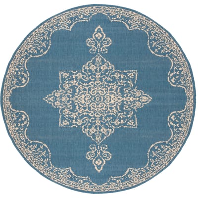 Buitenkleed Catriona Rond | Safavieh