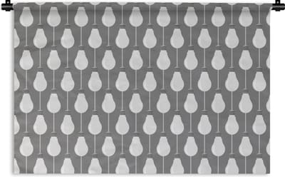Wandkleed - Wanddoek - Lampen - Patronen - Retro - 180x120 cm - Wandtapijt