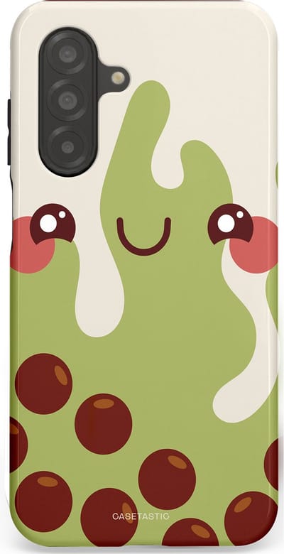 Casetastic Hoesje Geschikt voor Samsung A26 - Stijlvolle Beschermende Duo-layer Case - Smeltende pistache bolletjes