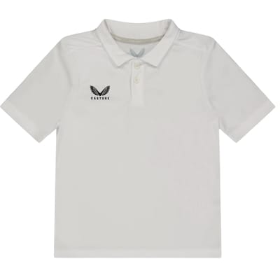 Castore Kinder/Kids Poloshirt (Briljant wit)