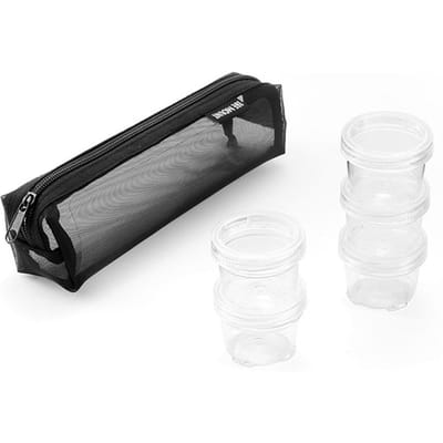 Ensemble de bouteilles d'assaisonnement pour camping en plein air, récipients d'assaisonnement portables et épissables pour pique-nique et barbecue transparent