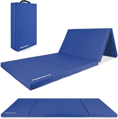 Opvouwbare Zachte Gymnastiekmat 190 x 80 cm - Ideaal voor Thuis, Yoga en Sportactiviteiten