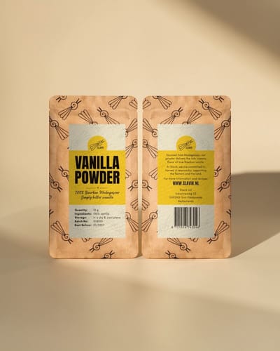 Slavik | Bourbon Vanillepoeder Madagaskar - 100% Puur Vanille Poeder - 10 gram