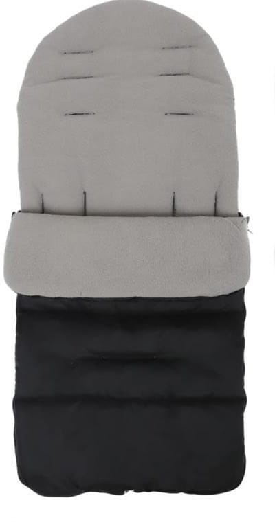 Kinderwagenhoes - Winterkinderwagen voethoezen - Baby voethoezen - Extra zacht - Winterslaapzakken - Geschikt voor de meeste kinderwagens - 80*38 cm - Zwart
