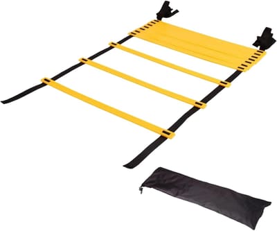 Sport Behendigheidsladder - Training Ladder - Atletische Prestaties Verbeteren - Compact en Draagbaar - 40 cm - Meerkleurig