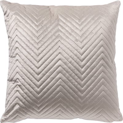 Dutch Decor DUKE - Kussenhoes 40x40 cm - subtiel geometrisch patroon - Pumice Stone - beige - met rits - zonder binnenkussen