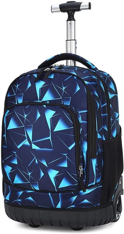 Rugzak met Wieltjes voor Kinderen - Ruime Schooltrolley in Diverse Kleuren