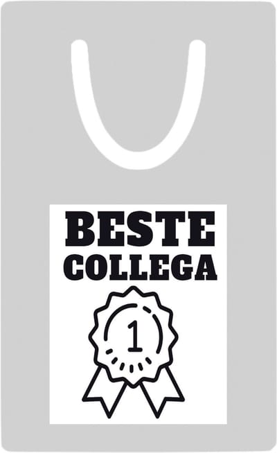 Hacebo® - Beste collega metalen boekenlegger - Beste collega - teamgenoot - cadeau Bladwijzer boekenleggers - 7.6 cm x 5cm