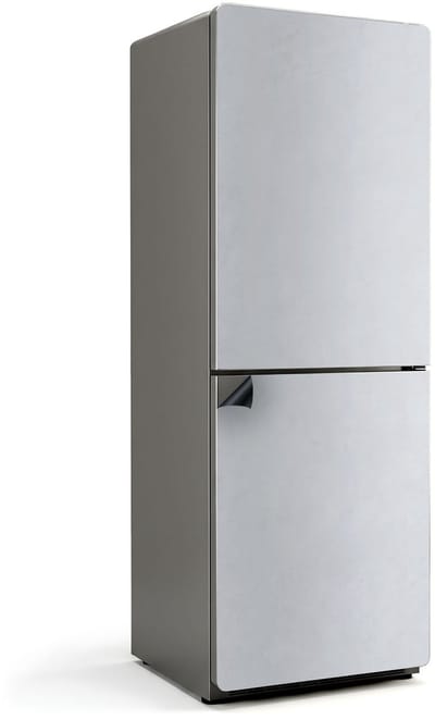 Wallfluent Magnetische Koelkastmat - Wit Koelkast Magneet Sticker - 70 cm x 190 cm - Wit Magnetische Koelkastmat - Magnetisch Koelkastaccessoire - Decoratieve Koelkast Cover Sticker Magneet - Verwijderbare Koelkast Decoratie