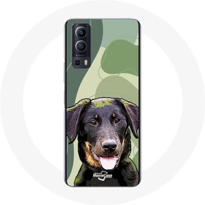 Hoesje - Vivo - Y72 - Zwart - Beauceron - Stijf zwart