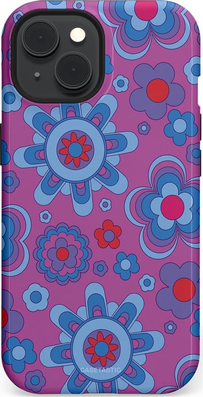 Casetastic Hoesje Geschikt voor Apple iPhone 15 Magsafe - Stijlvolle Beschermende Duo-layer Case - Retro relax