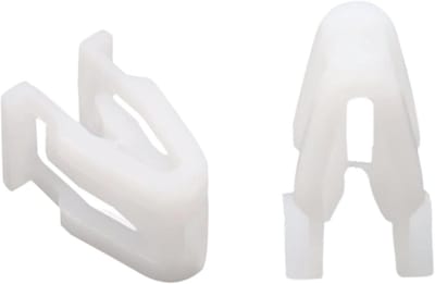 Plastic Bevestigingsclips - Klinknagels - Auto Interieur - 20 Stuks Set - 9x9mm Hoofd - Wit
