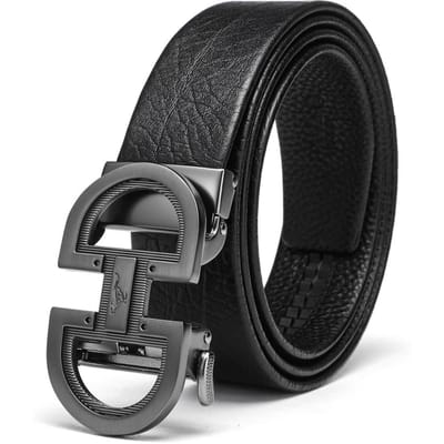 Ceinture Homme Boucle Automatique Polyvalente Business Haute Gamme Ceinture Pantalon Tendance Nouveau Produit Rétro 120cm gray