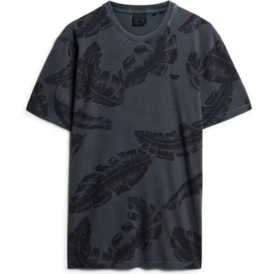 Superdry Vintage Overdye Printed Shirt Heren - Maat L