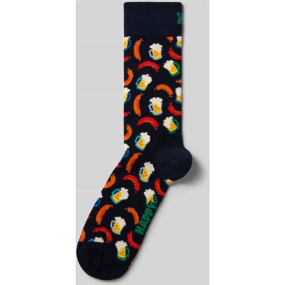 Happy Socks Beer and Sausage Sock - Unisex - Maat: 41 - 46