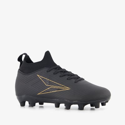 Dutchy FG kinder voetbalschoenen zwart - Maat 35 - Uitneembare zool
