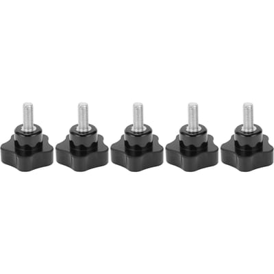 5 Stuks Knopbout Draaibank Handgreep Draaiknop Moer Schroef Vijfster Pruim Vergrendelhendel M8x40x20