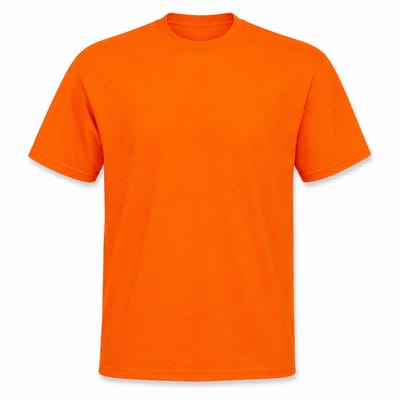 T-shirt Heren – Oranje – Basic Katoenen Shirt – Korte Mouw – Casual – Koningsdag / Festival – M
