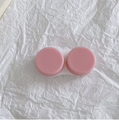 Cabantis Lenshouder - Handige Bewaarcase - 1x Roze