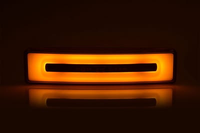 Toplamp - WAS - W190 N - Neon - 7.1 - 18cm - Melkwit - Amber - 12V-24V