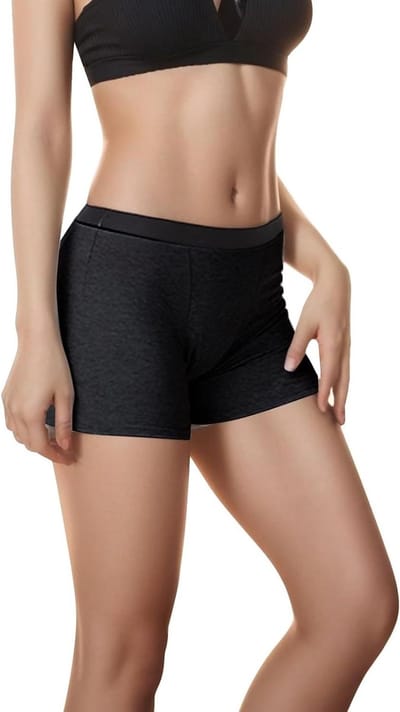 Menstruatie Ondergoed - Lekvrije Hipsters - Comfortabel Dagen - Ademend Materiaal - Tot 86 cm Taille - Zwart