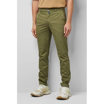 Meyer Broek M5 Fit Solid Color Organic Cotton Subtle Stretch Olive / male