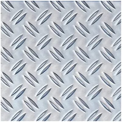 Alberts Structuurplaat - Aluminium - Natuur - Ruwpleister-reliëf - 120x1000x1,5mm