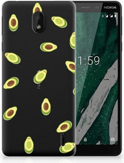 TPU Hoesje voor Nokia 1 Plus Siliconen Case Avocado