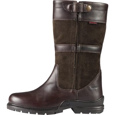 Horka Outdoorlaarzen York Halfhoog Leer/suède Bruin/groen Mt 40