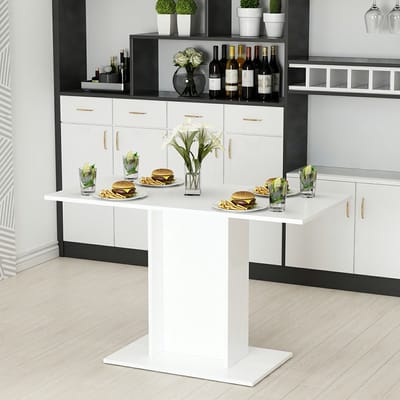 Eettafel Galten 75x120x60 cm wit